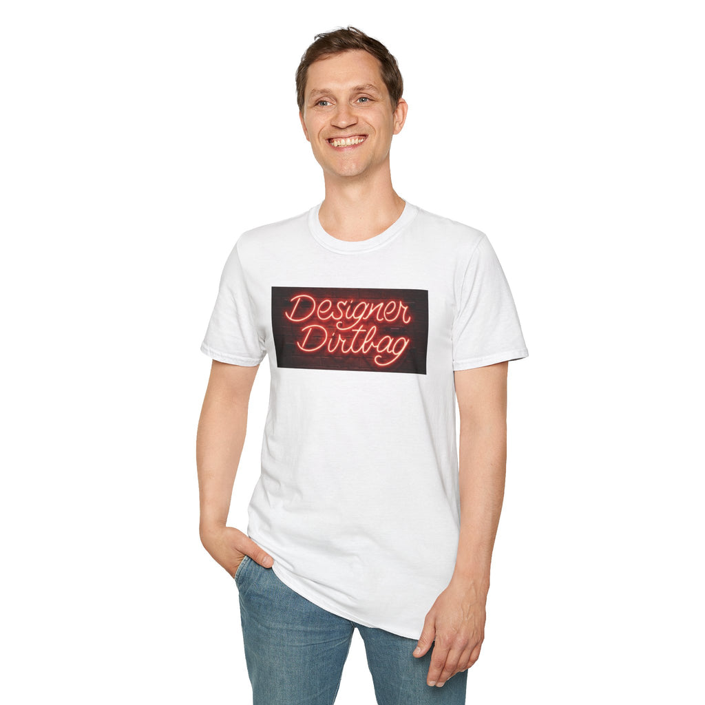 DD Neon Sign Softstyle Unisex T-Shirt
