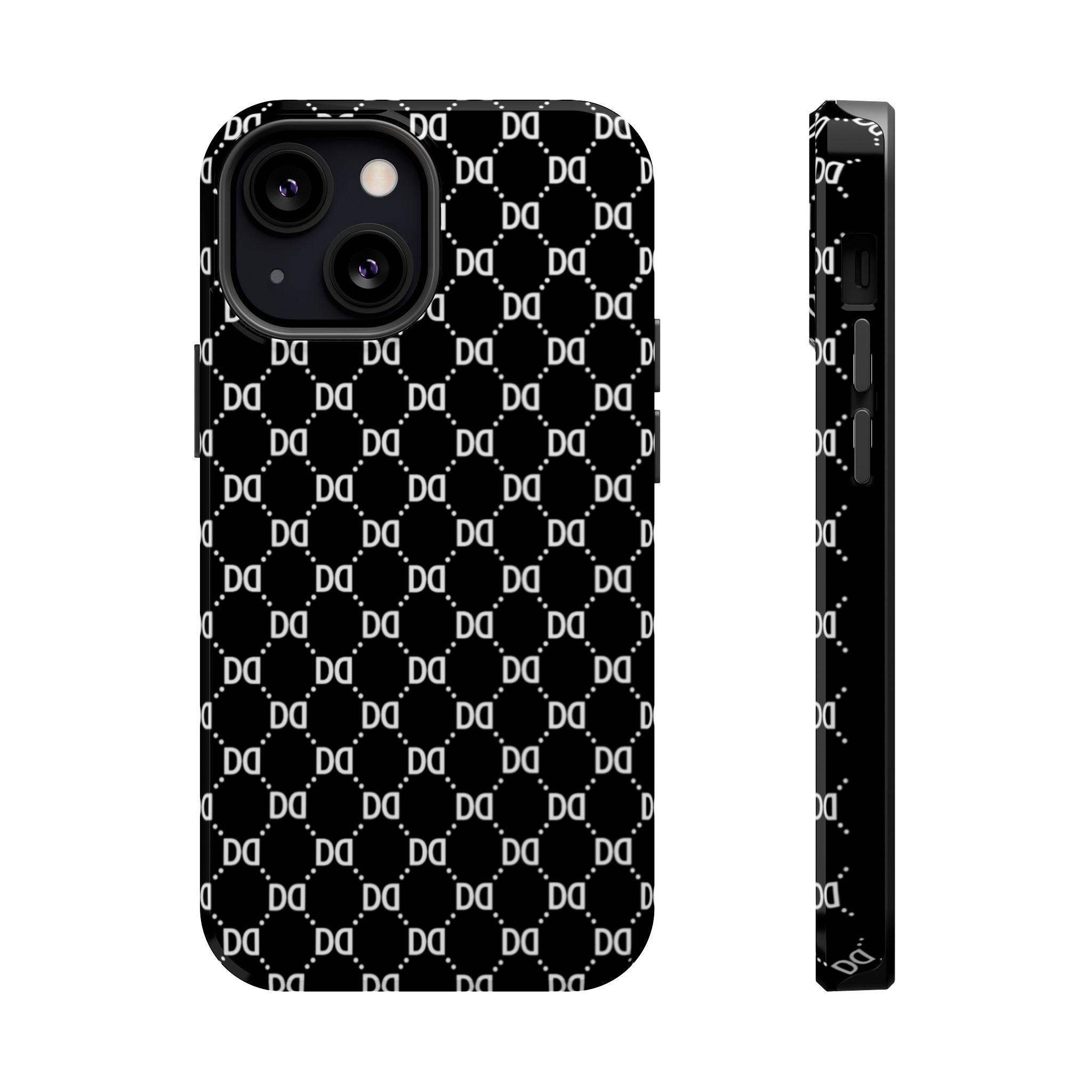 DD Monogram Pattern Magnetic Phone Case