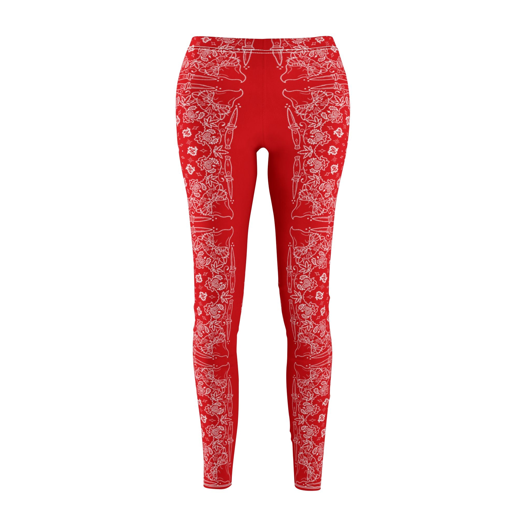 DD Custom Bandana Print Women's Leggings AOP