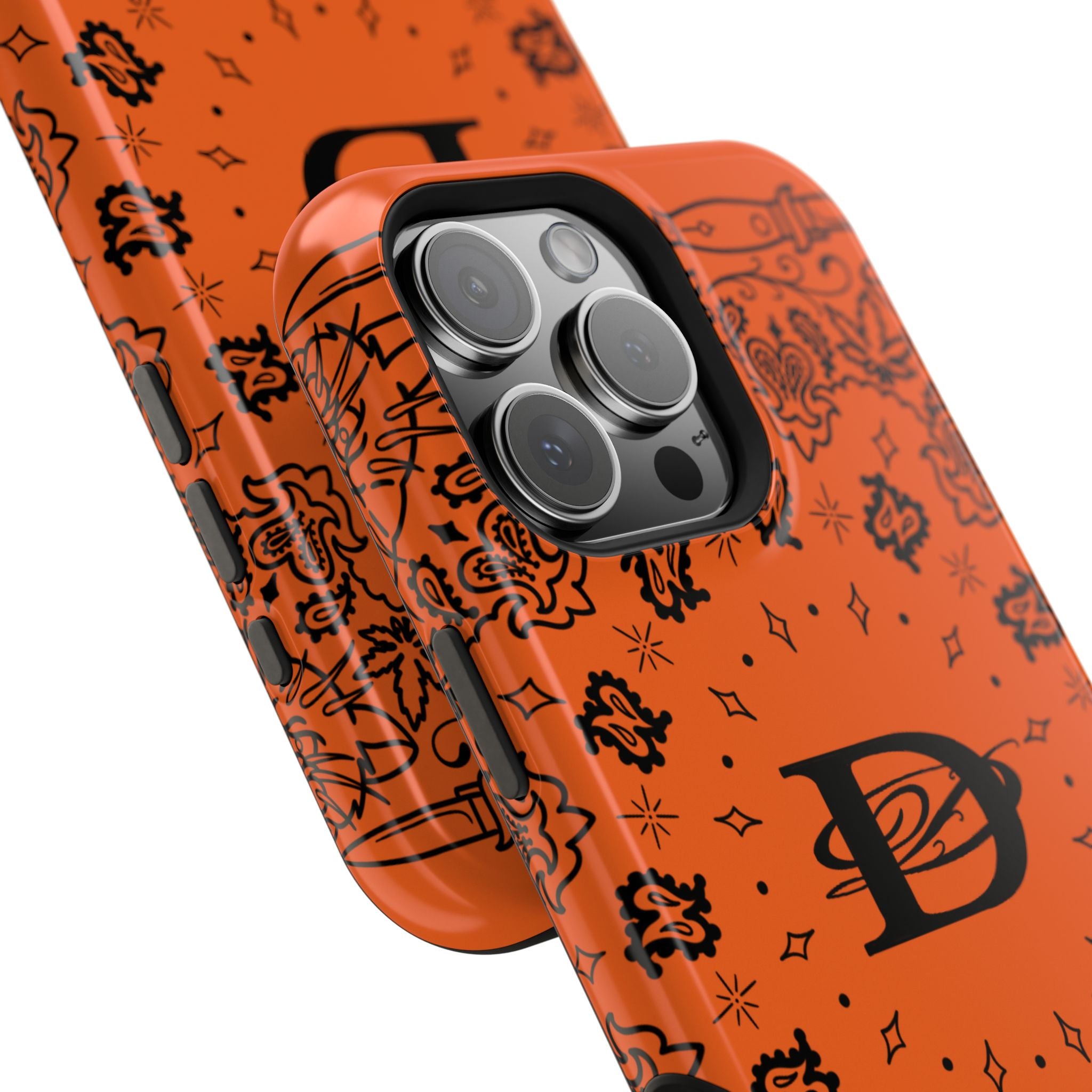DD Custom Bandana Print Stylish Magnetic Phone Cases for Trendy Protection, Customize Your Style, Personalized Gift, Unique Design