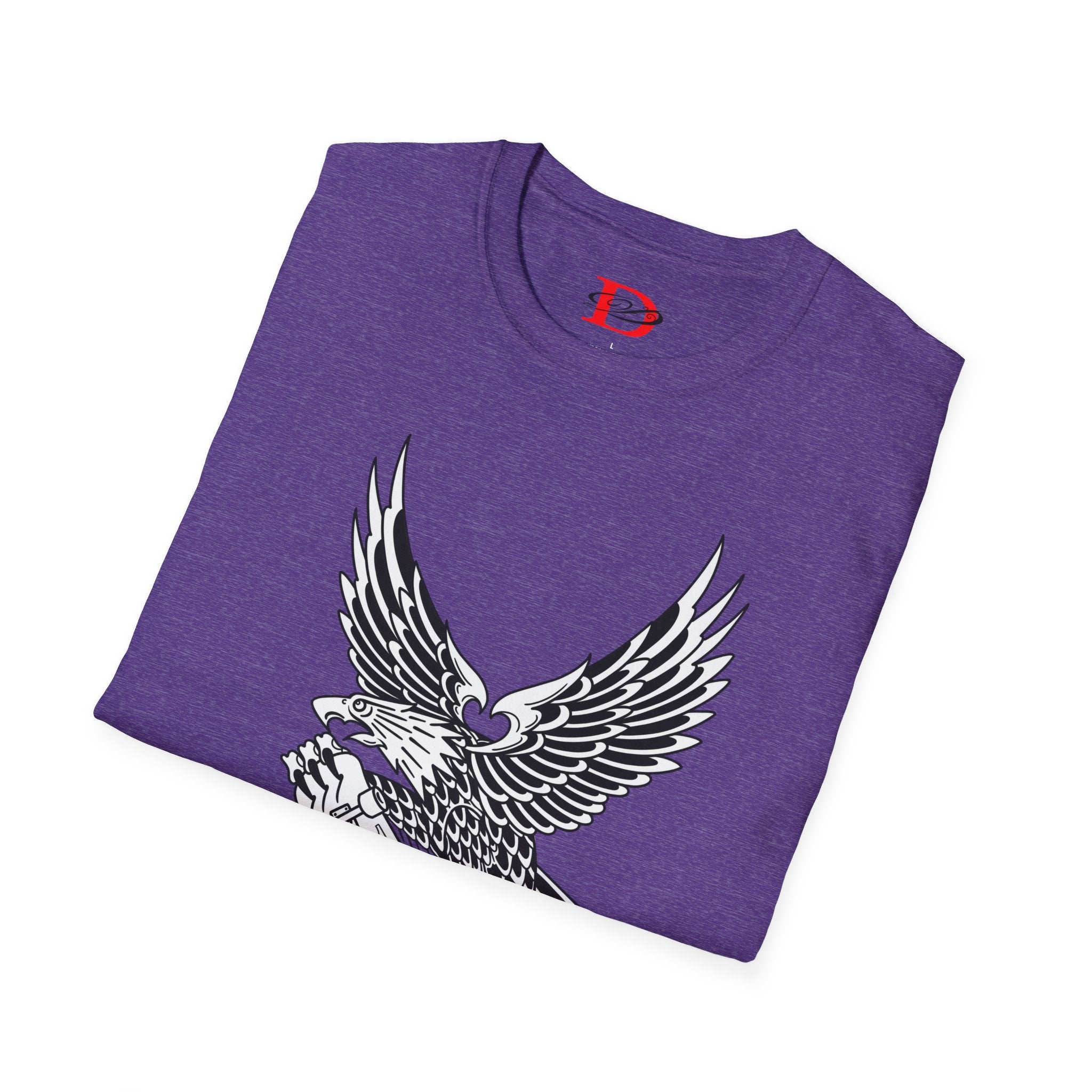 Skating Eagle Grinding on Colfax Ave. Unisex Softstyle T-Shirt