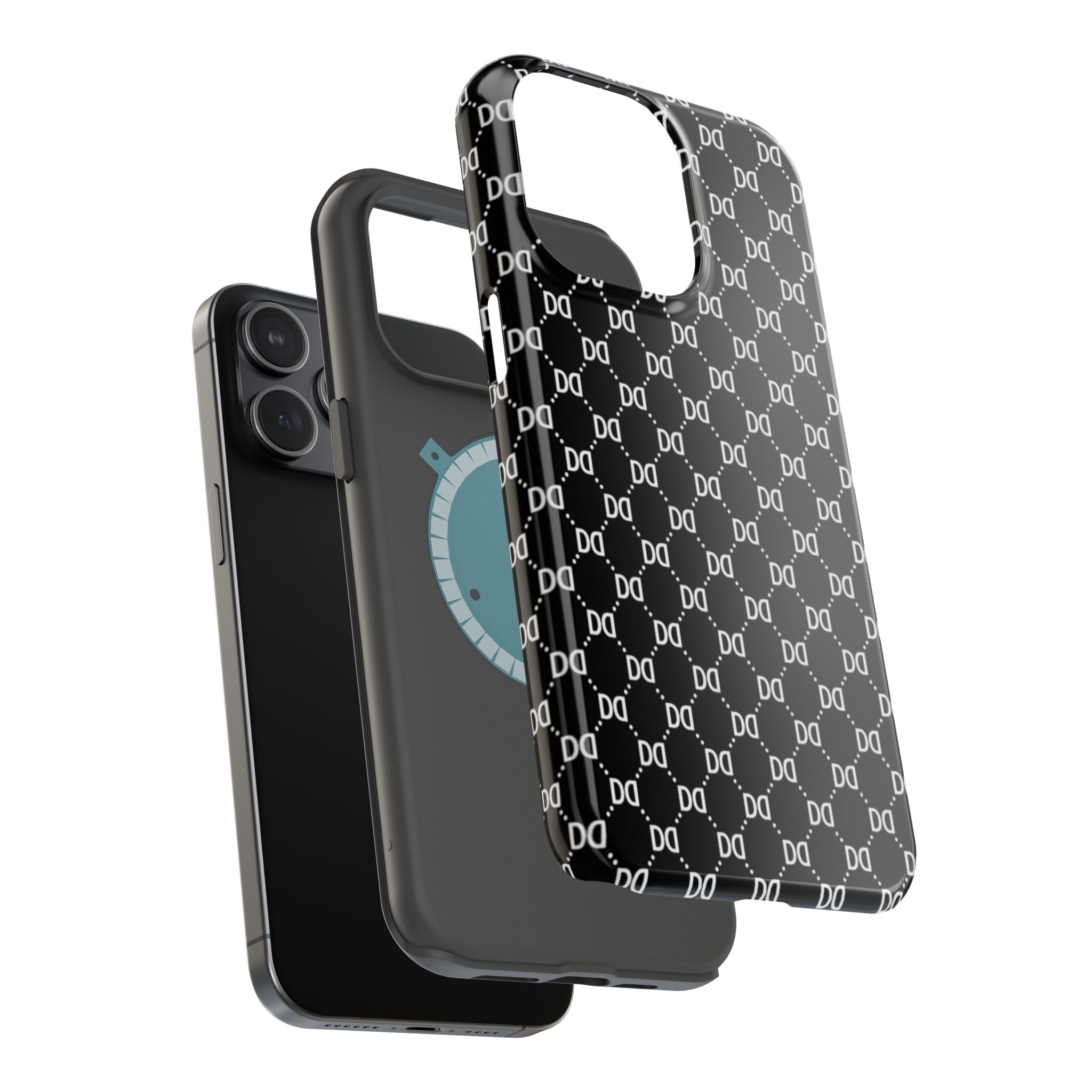 DD Monogram Pattern Magnetic Phone Case