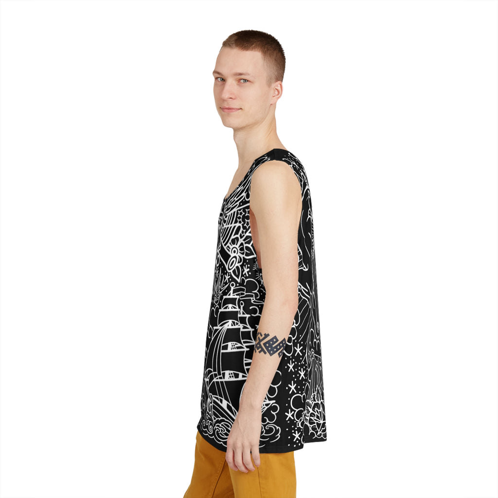 American Traditional Tattoo Body Suit Tank Top AOP