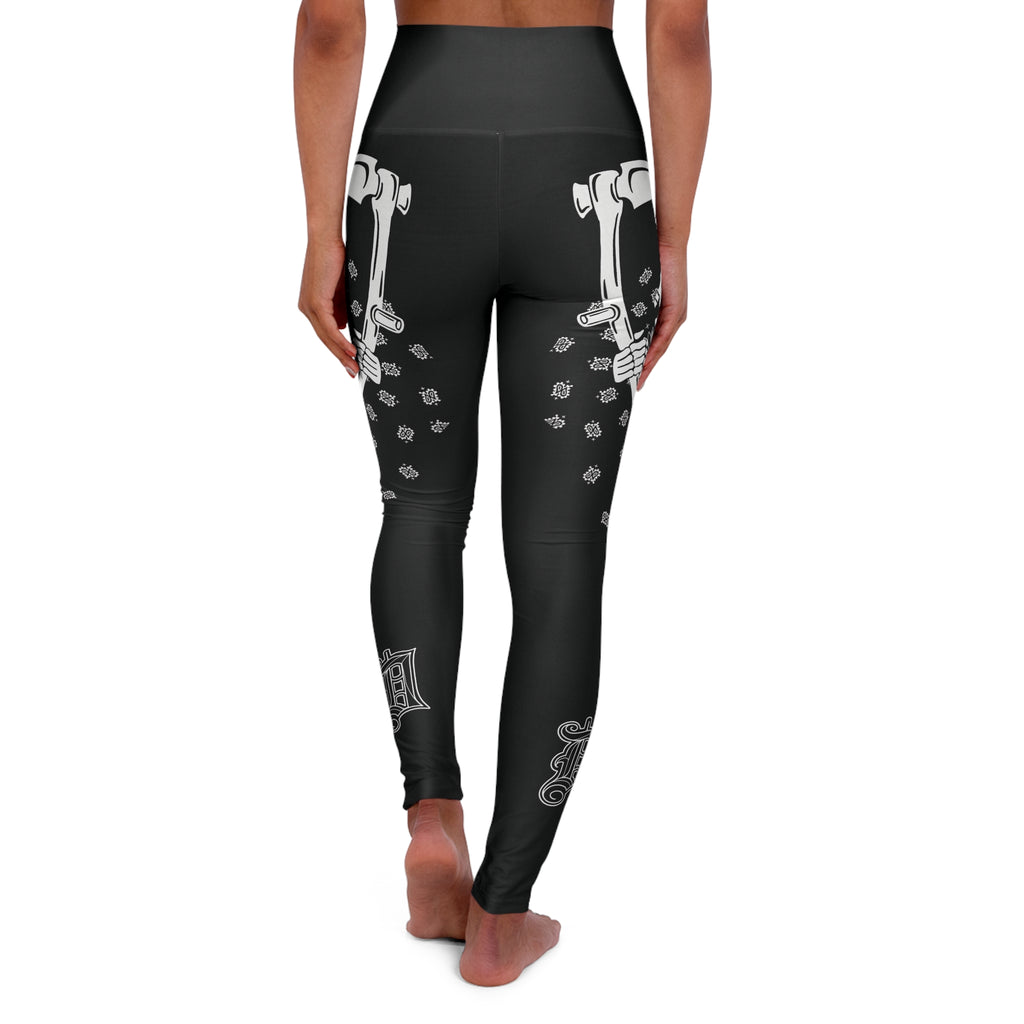 DD Monogram Reaper High Waisted Leggings AOP