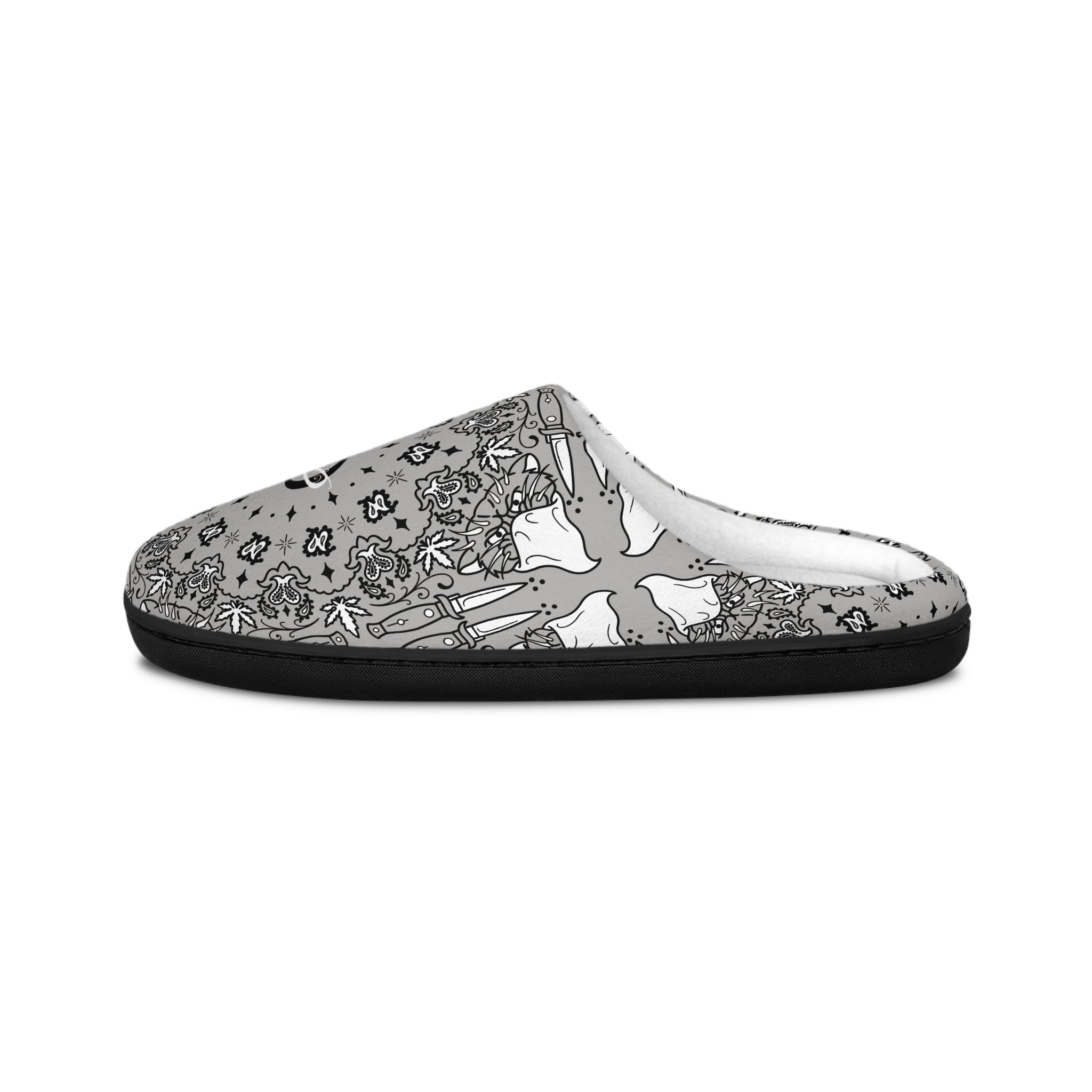 DD Custom Bandana Print Indoor Slippers AOP