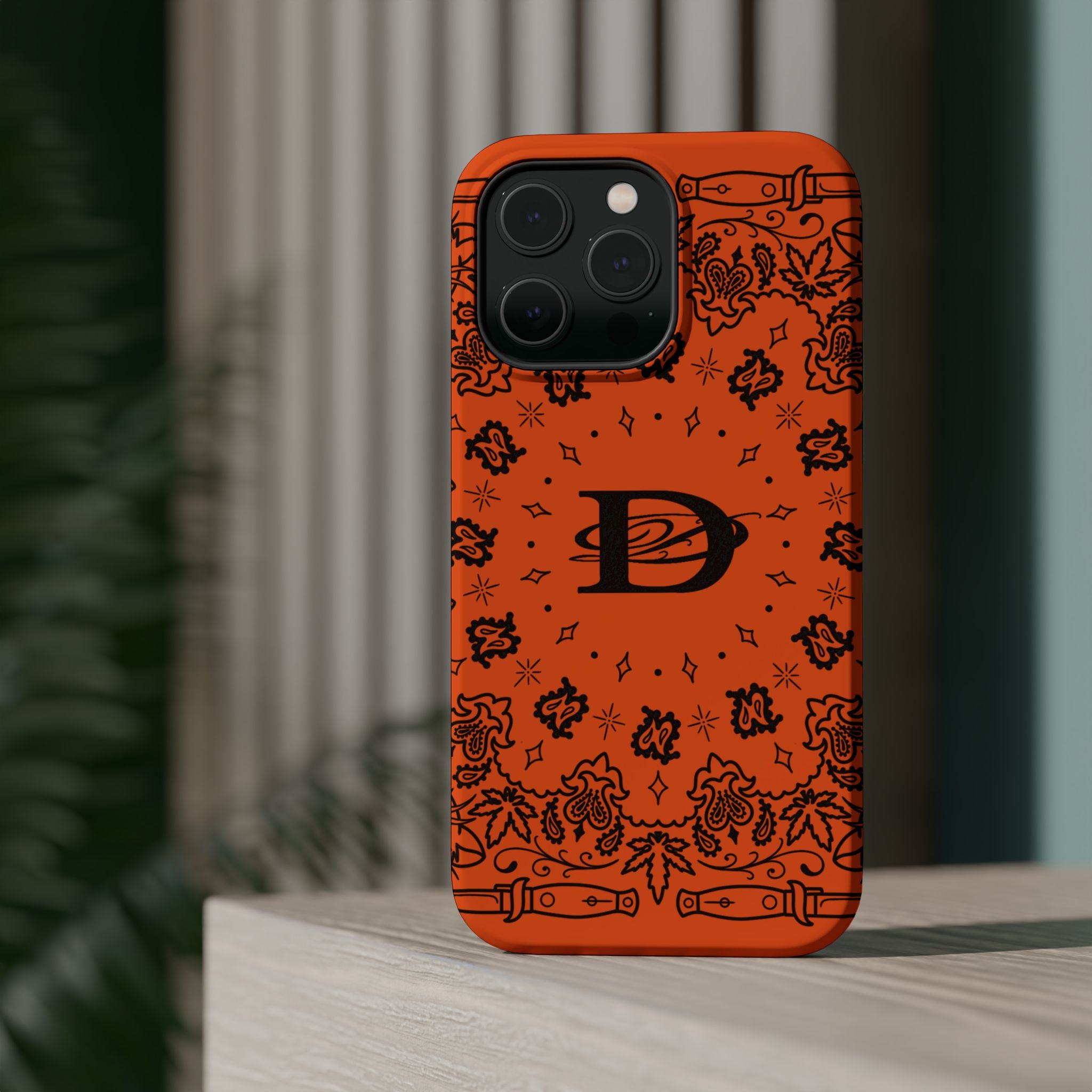 DD Custom Bandana Print Stylish Magnetic Phone Cases for Trendy Protection, Customize Your Style, Personalized Gift, Unique Design