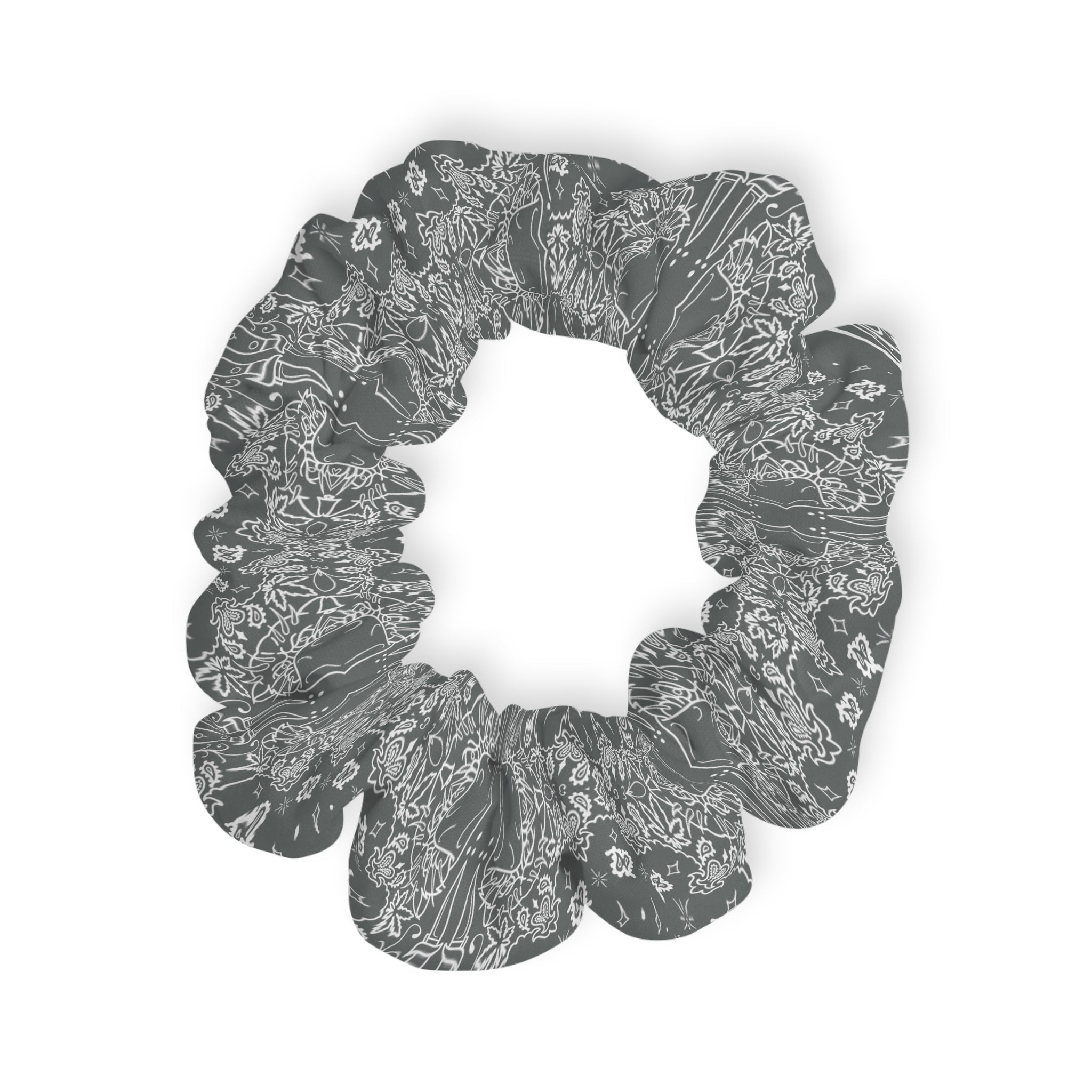 DD Custom Bandana Print Scrunchie AOP