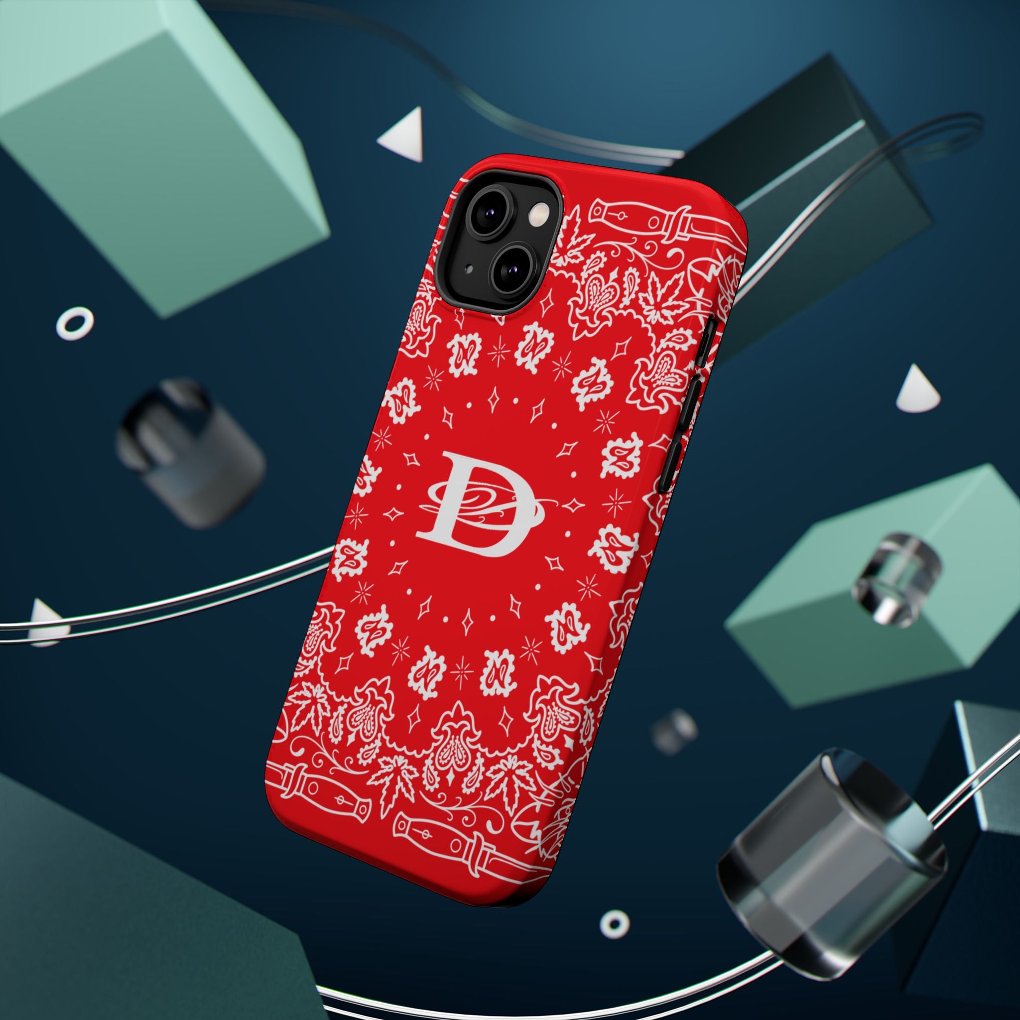 DD Custom Bandana Print Magnetic Case iPhone/Samsung