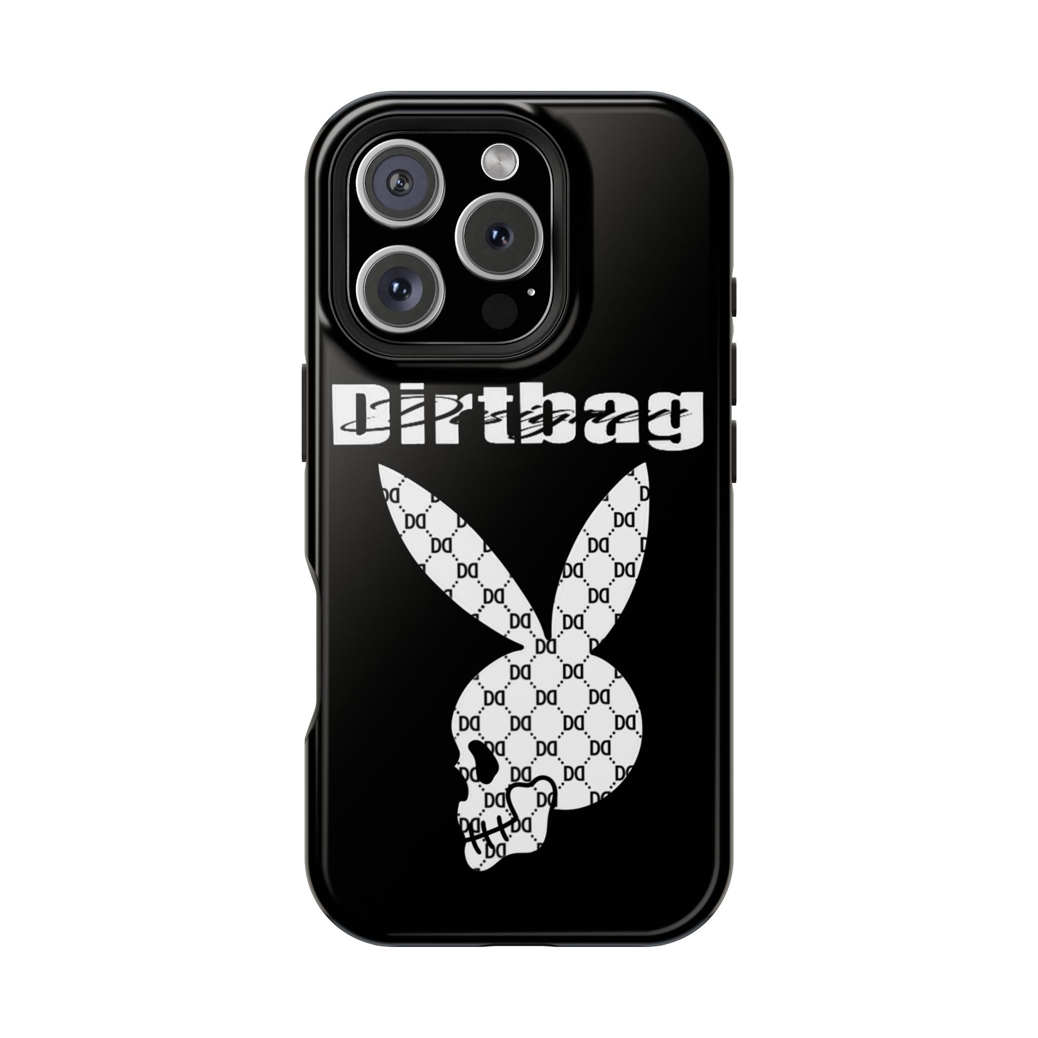 DD Monogram Bunny Skull Magnetic Phone Case
