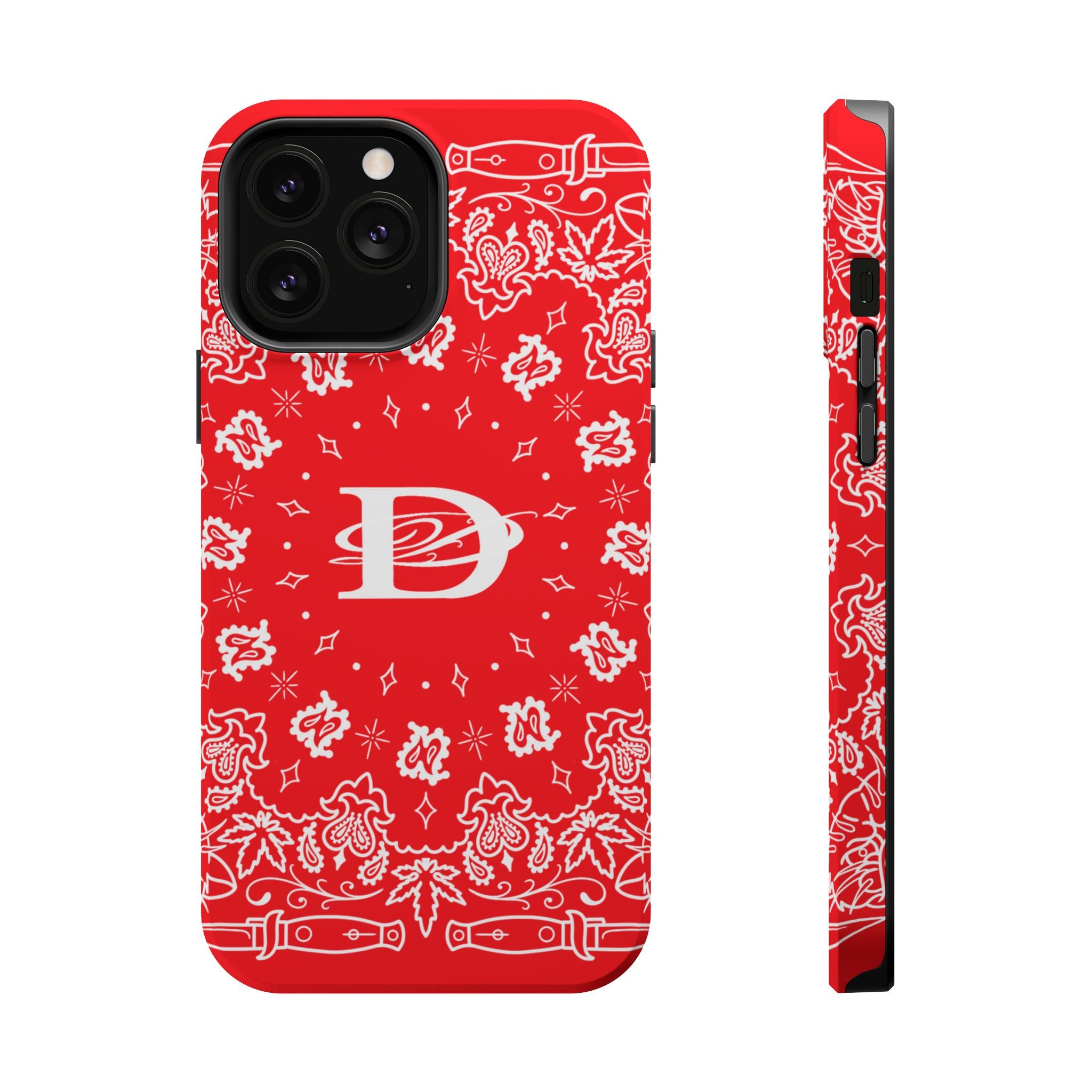 DD Custom Bandana Print Magnetic iPhone Case