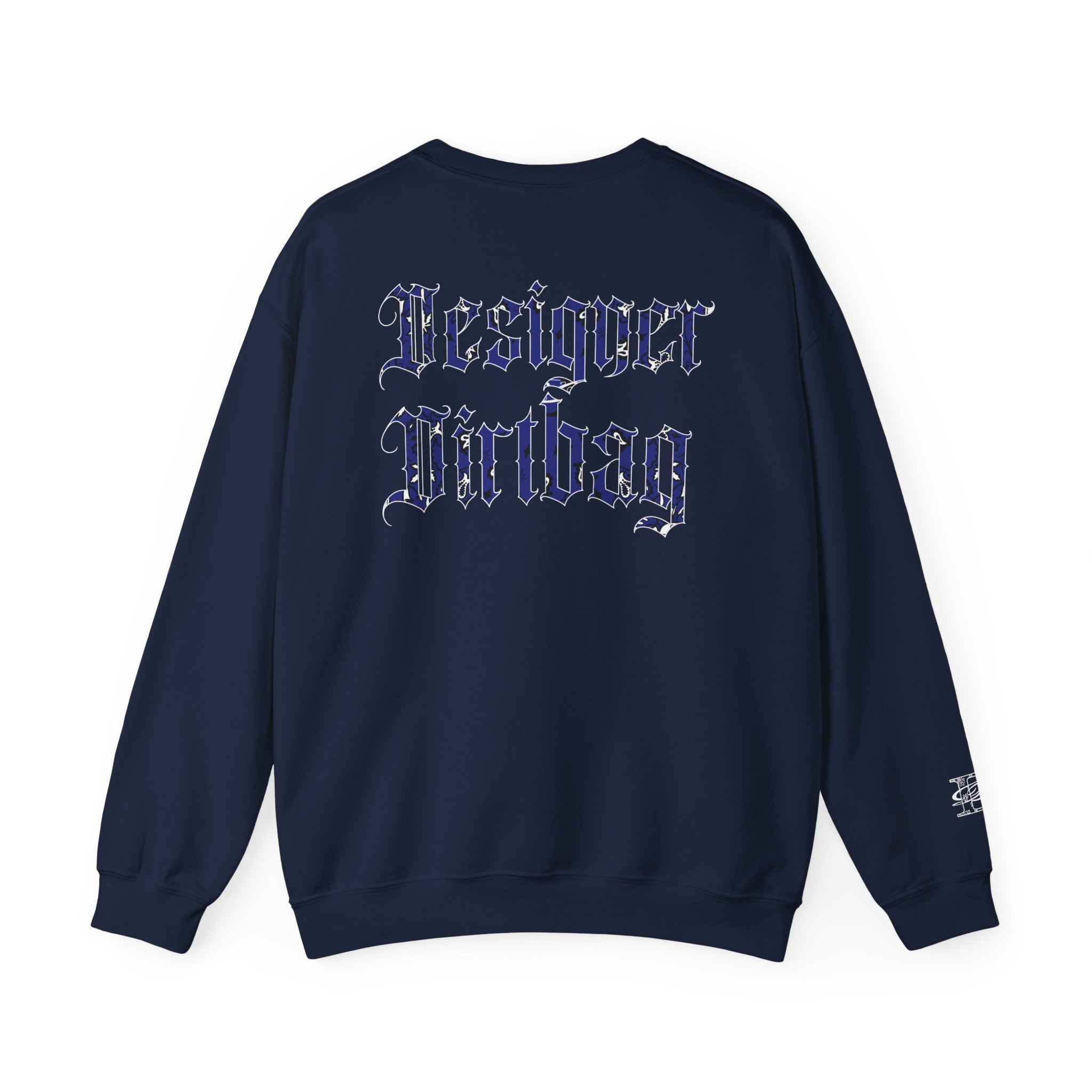 DD Old English Bandana Print Crewneck Unisex Sweatshirt
