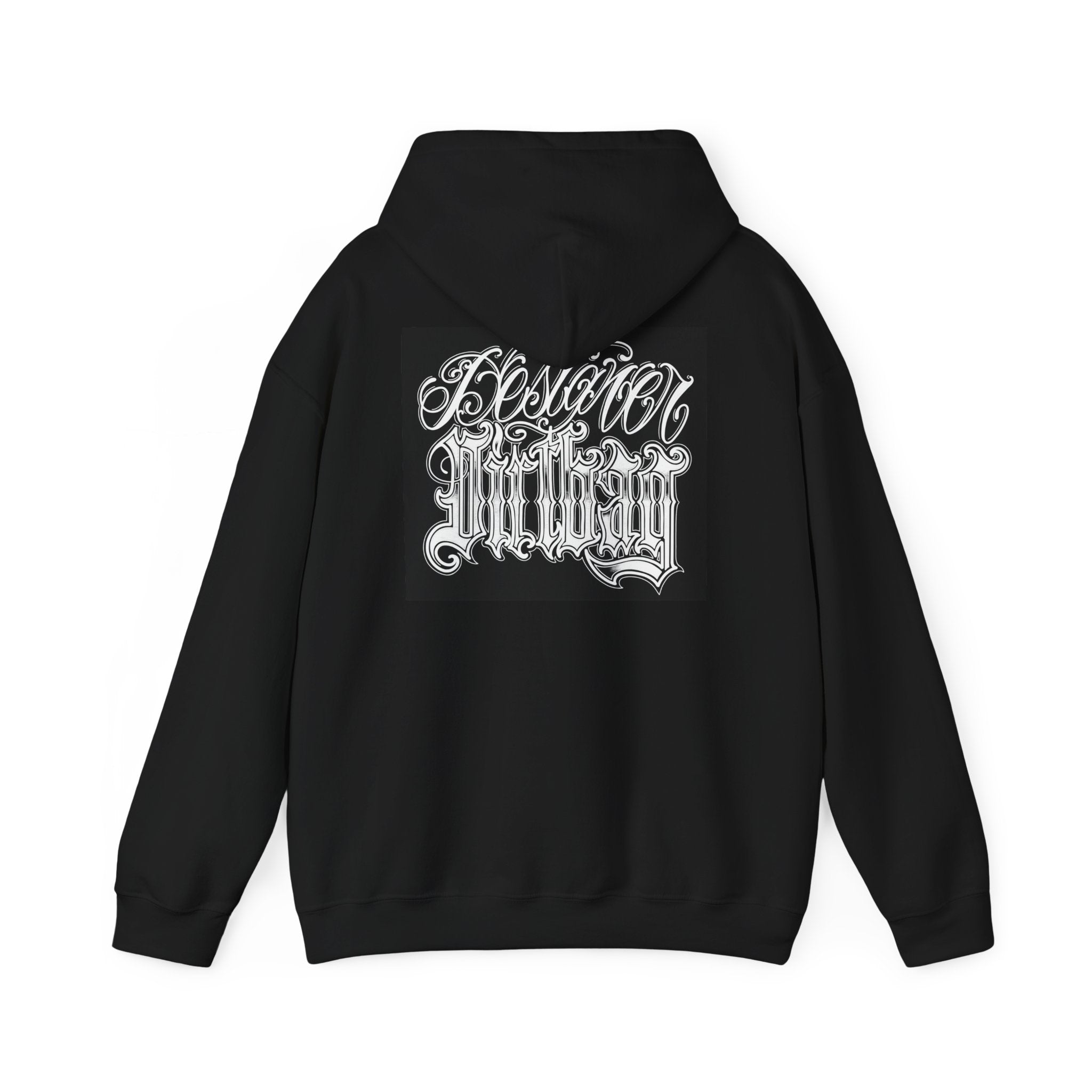 DD Old English and Custom Script Unisex Hoodie