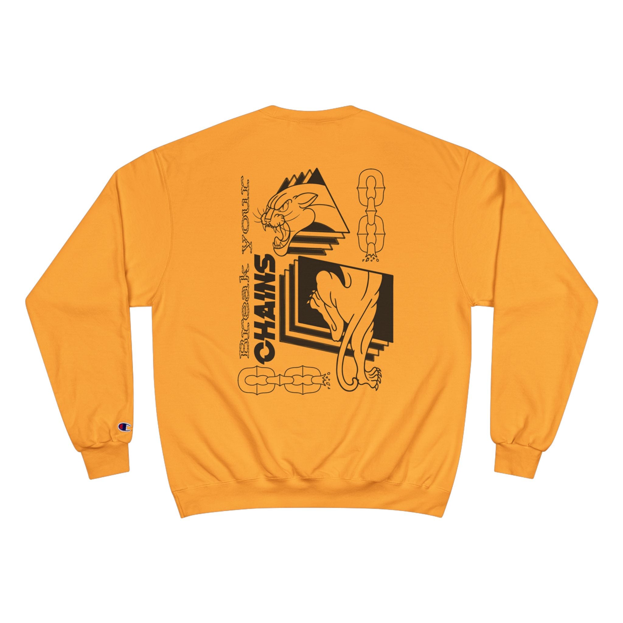 Champion Brand DD Panther "Break Your Chains" Jersey Style Unisex Sweatshirt