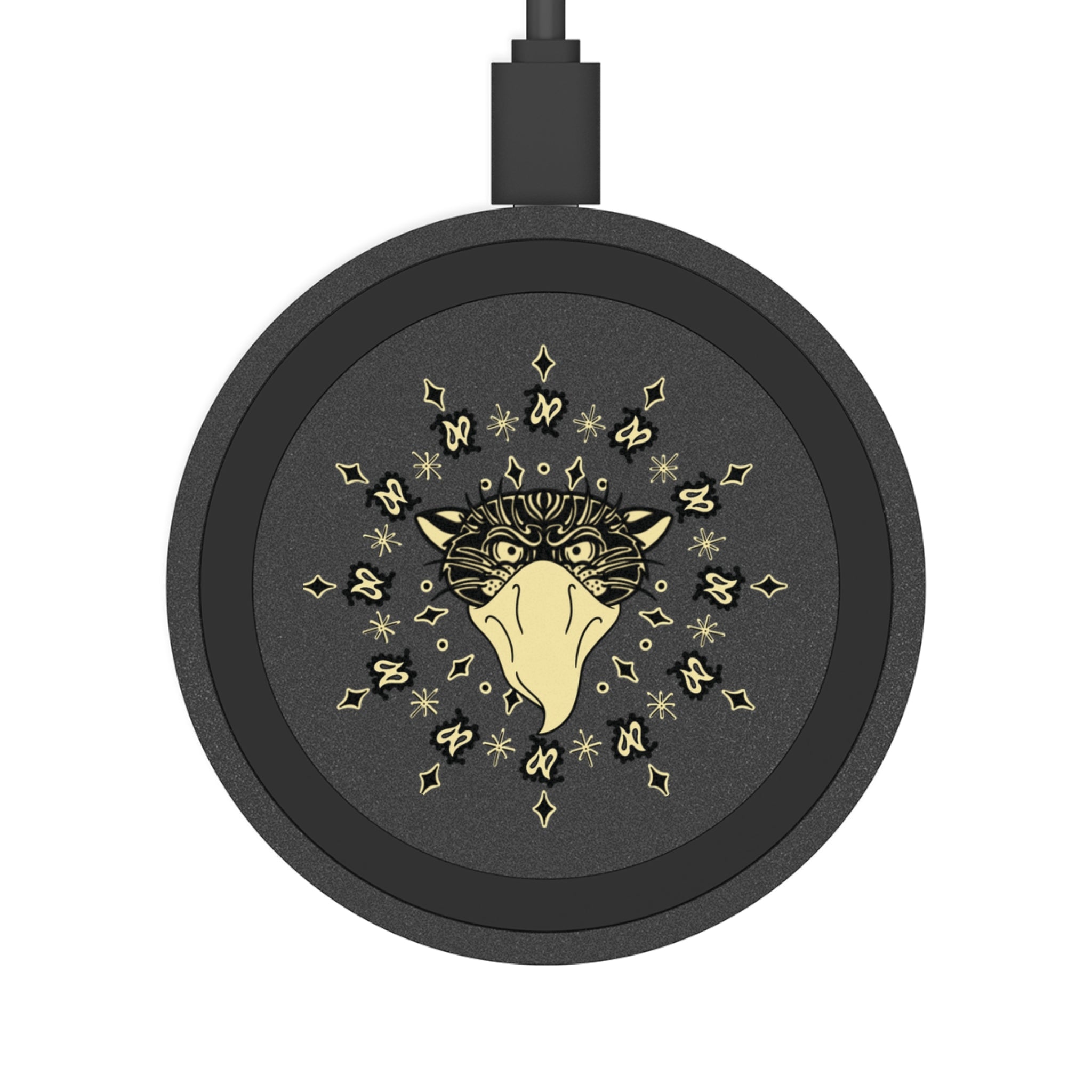 Bandito Panther Bandana Magnetic Wireless Phone Charging Pad