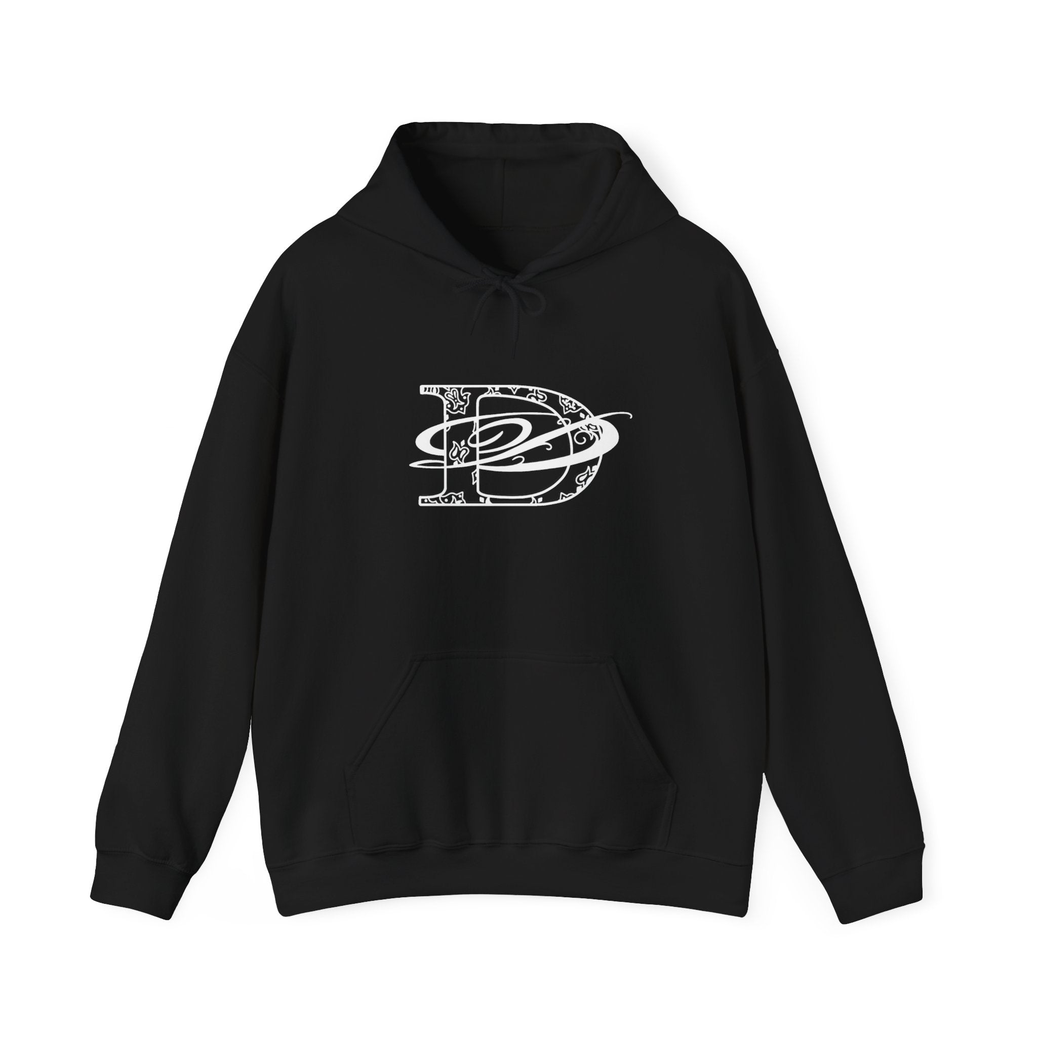 DD Old English and Custom Script Unisex Hoodie