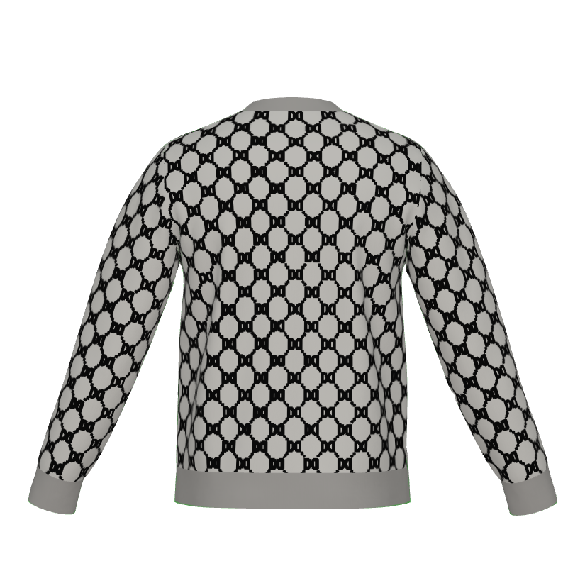 DD Custom Monogram Knitted Unisex Sweater